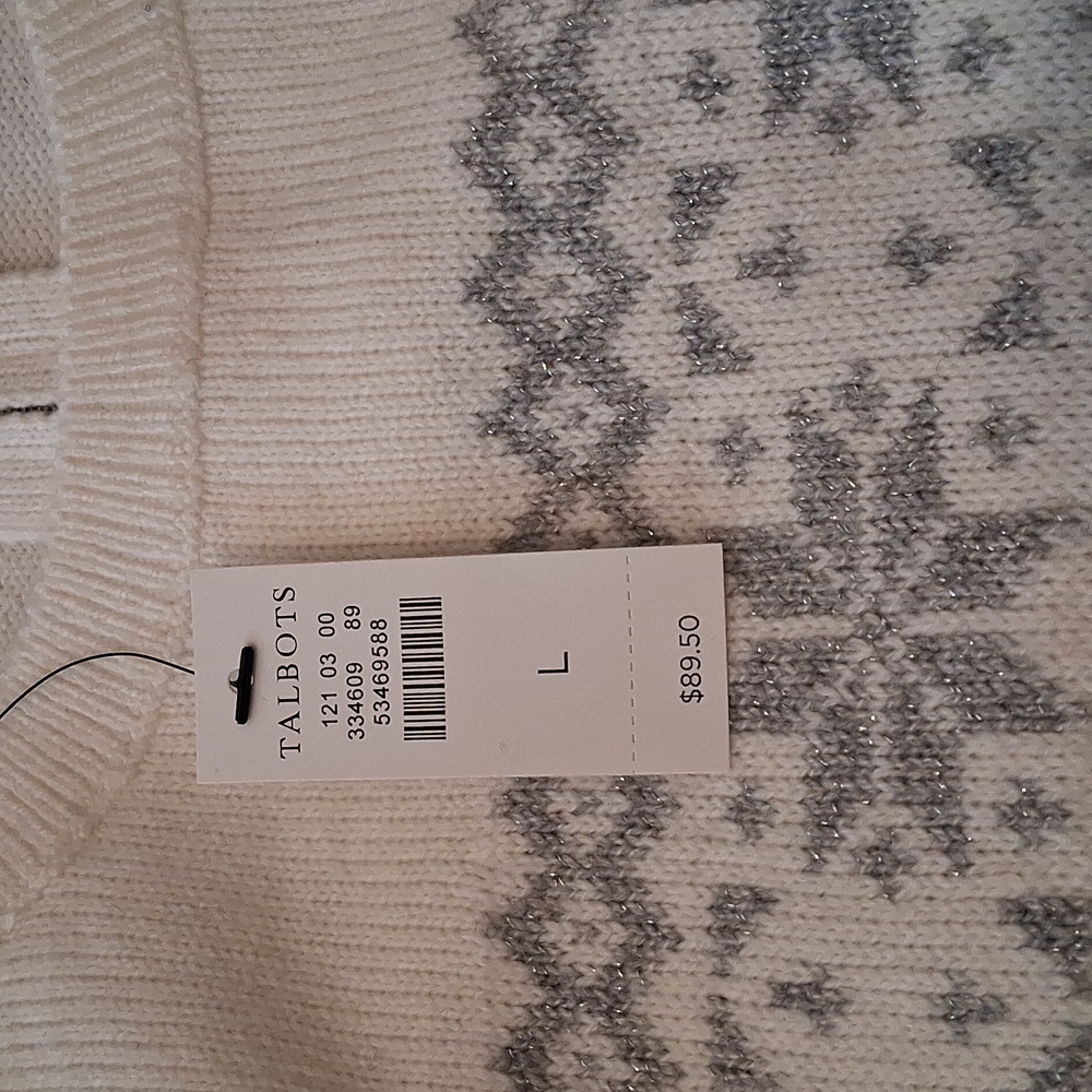 Talbots Snowflake Sweater - Picture 9 of 9
